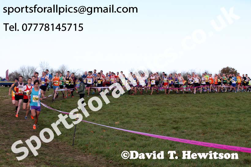 Senior mens 2017 Start Fitness North Eastern Harrier League, Aykley Heads, Durham. Photo:  David T. Hewitson/Sports for All Pics